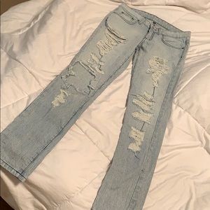 Carmar size 23  boyfriend destroyed jeans
